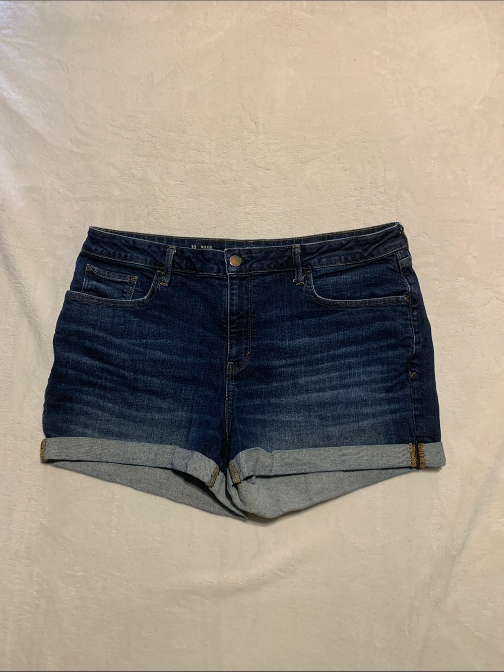 A.N.A A New Approach Shortie Shorts mid rise denim size 18